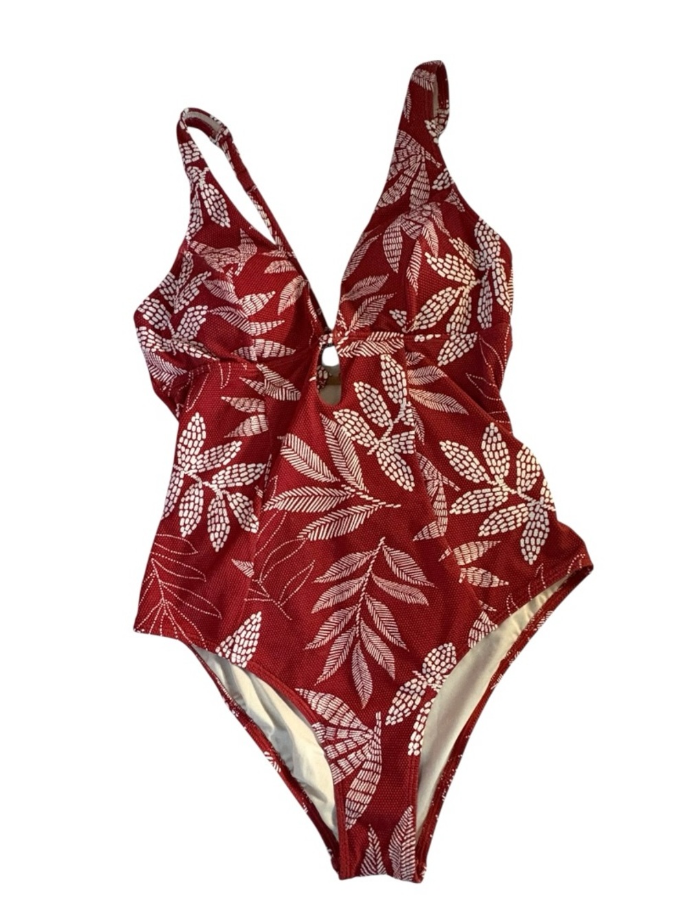 Cupshe Red Gradient One Piece Swimsuit. Size L